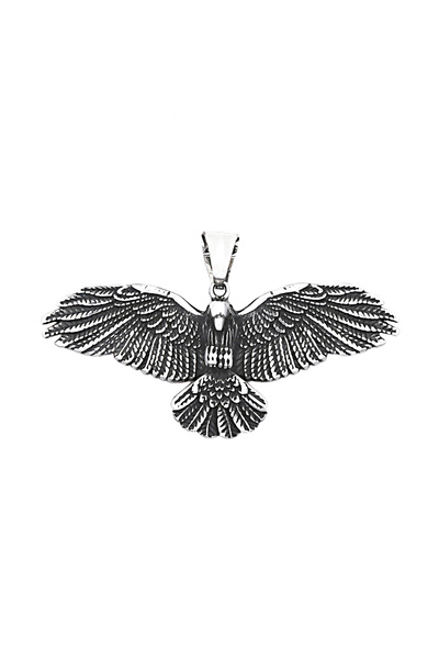 Choice1 No Chain New Fashion 316L Stainless Steel Eagle Pendant Necklaces For...