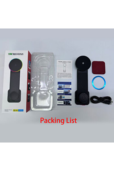 Choice Black 15W Qi2 Magnetic Car Phone Holder Wireless Charger for iPhone 16...