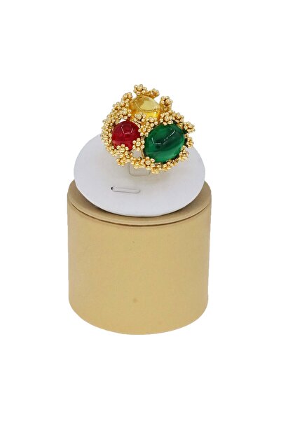 Choice4 7 VC0106 Women Rings Bridal Luxury Wedding Party 18K Gold Plated Ring...