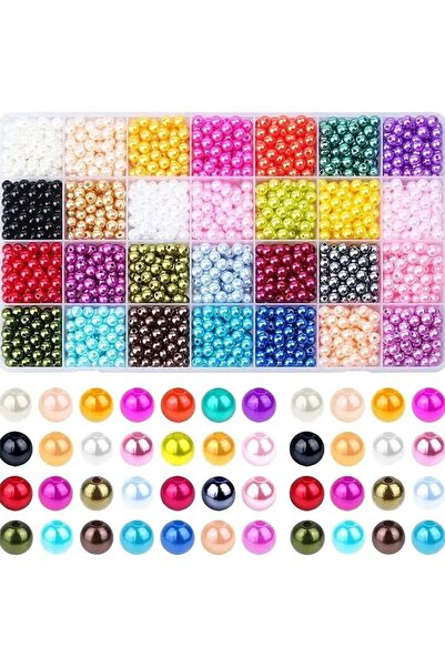Choice1 6mm 28 colors-1680pcs 1680pcs 6mm 24 Colors Faux Pearl Set DIY Bracel...