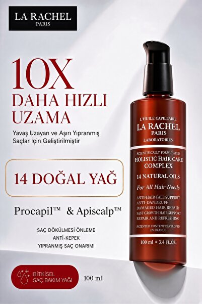 La Rachel Yavaş Uzayan Ve Aşırı Yıpranmış Saçlar Için Geliştirilmiş Bitkisel ...
