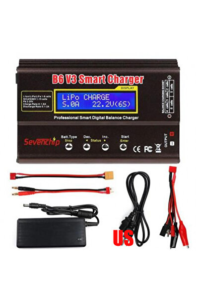 Choice3 B6V3 With US Adapter IMAX B6 V3 80W 6A Battery Charger LiHv Lipo NiMh...