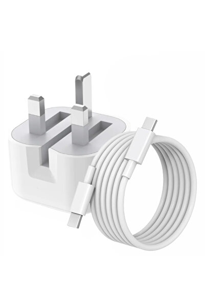 Choice1 6FT Cable Set UK USB C Charger For iPhone16 15/Huawei/Samsung QC3.0 Q...