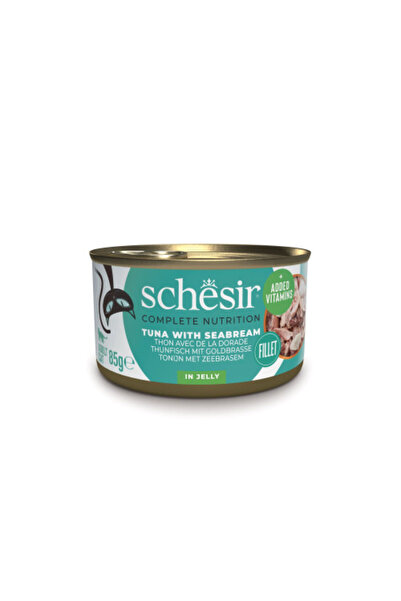 Schesir CONSERVA PISICA TON CU DORADA IN GELATINA IN JELLY 85GR
