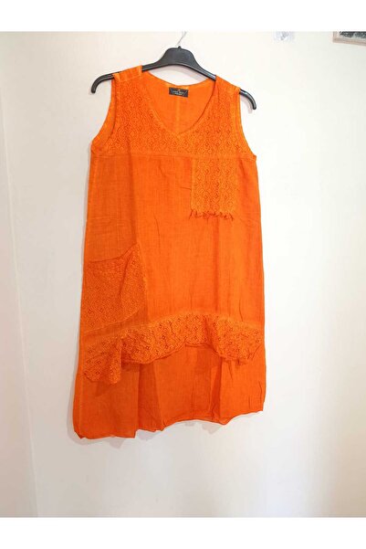 anne moda ankara Dresses - Orange - Slim
