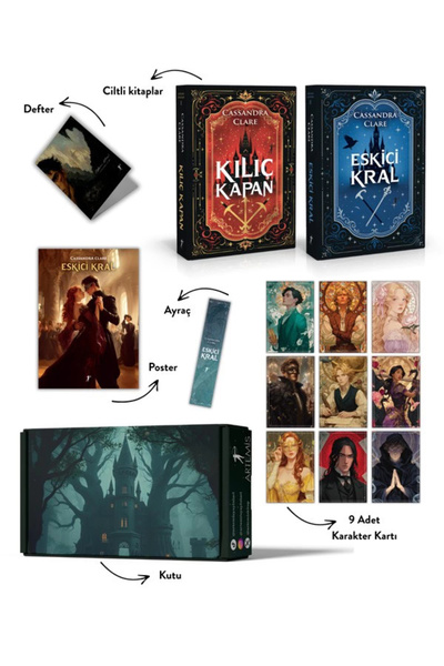 Artemis Yayınları Castellane Günlükleri İkili Ciltli Kutulu Set / Cassandra C...