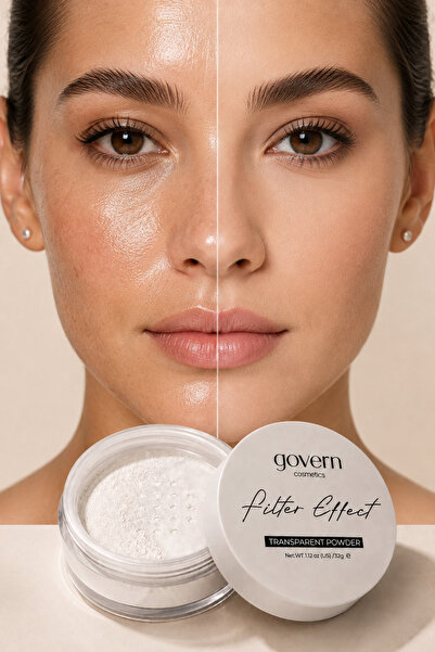 govern Profesyonel Transparan Pudra - Transparent Powder - Beyaz