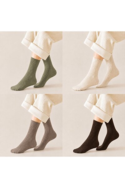 izayq collection 4' Pair of Women's Socks for All Seasons, Cotton Socks