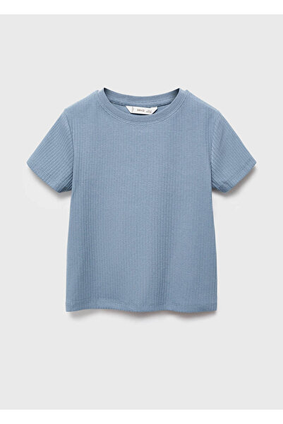 MANGO Kids Lastikli koton tişört
