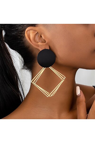 Choice MULTI Light Yellow Gold Color A Pair of European and American Trendy, ...