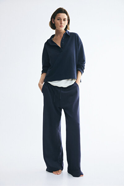 H&M Düz Paçalı Jogger Pantolon