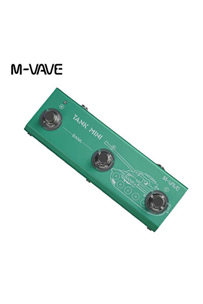 Choice TANK-MINI Green M-VAVE TANK-MINI Multi-Effect Guitar Pedal – 10+ FX (A...