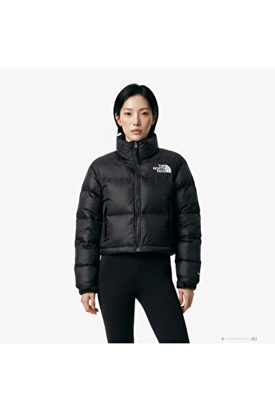 THE NORTH FACE Kadın Nuptse Siyah Mont