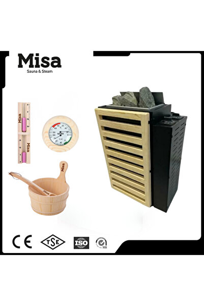 Misa Sauna Sobası Her Şey Dahil Paket 3,6 Kw