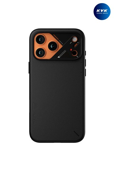 Aulumu iPhone 17 Pro / iPhone 18 Pro Uyumlu MagSafe Özellikli A17 Vegan Deri Kılıf