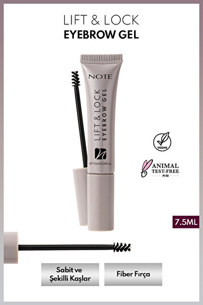 NOTE Lift & Lock Eyebrow Gel Şeffaf Kaş Sabitleyici Jel Wax