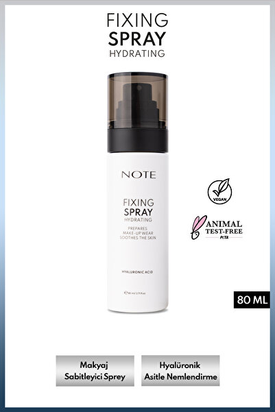 NOTE Hydrating Fixing Spray Makyaj Sabitleyici Sprey - Şeffaf