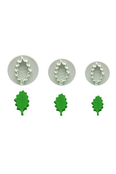 dinckitchen Push-Pop Leaf Pattern 3 Pieces