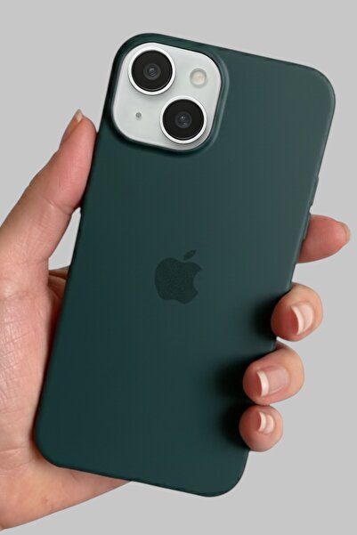 ProNorth Iphone 13-14 Uyumlu Kılıf Logolu Lansman Soft Yumuşak Içi Kadife Sil...