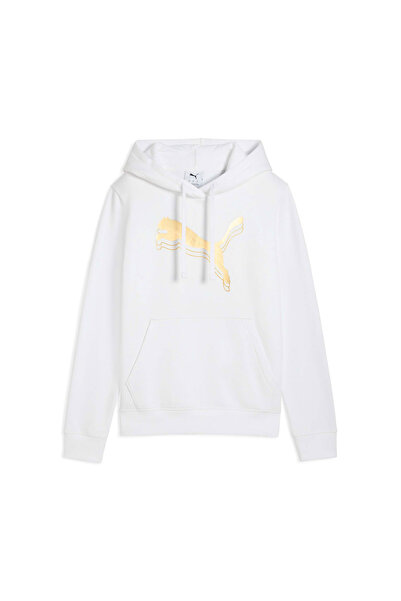 Puma ESS Μεταλλικό Φούτερ με κουκούλα FL 684996-52 Λευκό