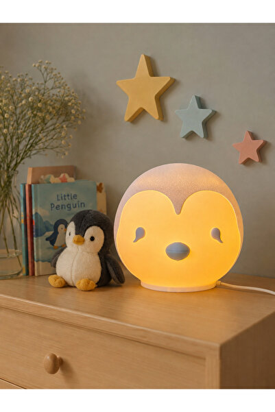 LUMBA Penguen Gece Lambası Dekoratif Masa Lambası LED USB (Uyku Lambası)