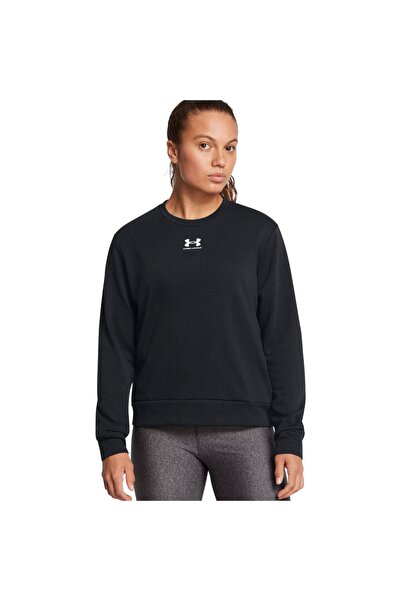 Under Armour RIVAL Φούτερ Τέρι 1389511-001 Μαύρο