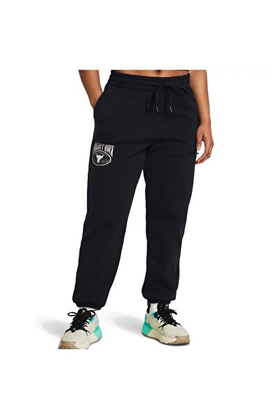 Under Armour PJT RCK Q1 HW TERRY PANT 1383305-001 Μαύρο