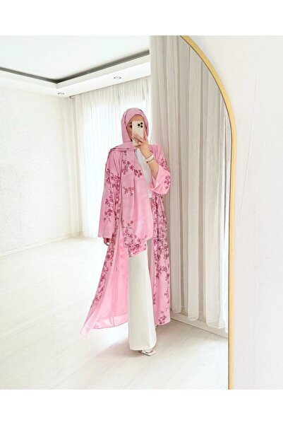 MİON PRİVE Rosalie Fularlı Şallı Kimono