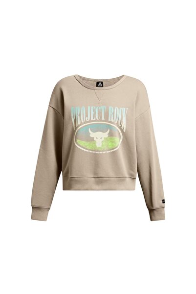 Under Armour PJT RCK HW TERRY LS Q1 1382705-203 Μπεζ
