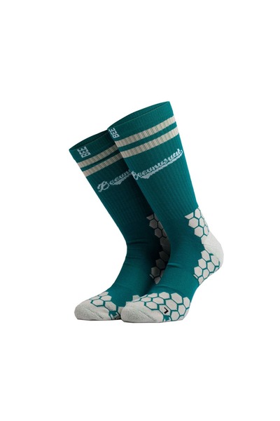 BEE UNUSUAL Κάλτσες Μπάσκετ Ρετρό Επιδόσεων AS-240130-RETRO GREEN Πράσινες