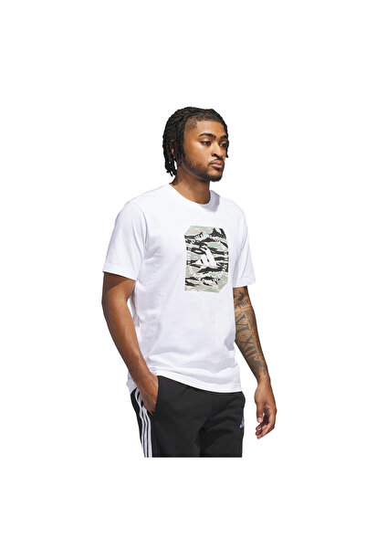 adidas Αθλητικά ρούχα M C CAMO BOX T JM0387 Λευκό