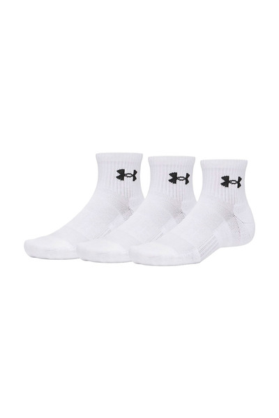 Under Armour ΒΑΜΒΑΚΙ ΕΠΙΔΟΣΕΩΝ 3ΤΕΜ. ΠΑΚΕΤΟ QTR 6009686-100 Λευκό