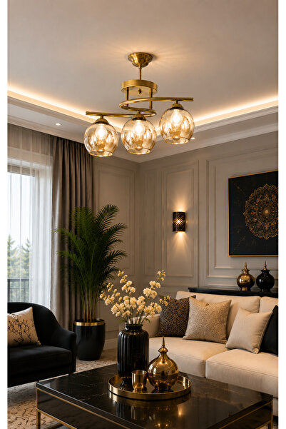 Modavize Fuji Modern Dekoratif Salon - Mutfak - Yatak Odası Eskitme Renk Bal ...