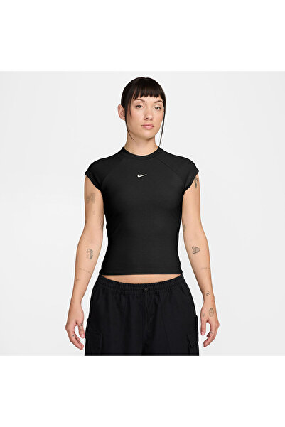 Nike W NSW CHILL KNIT RIB RAPΑΝΤΖΕΡΝΑ ΜΠΛΟΥΖΑΚΙΑ ΜΕ ΚΟΝΤΑ ΜΑΝΙΚΙΑ IF0242-