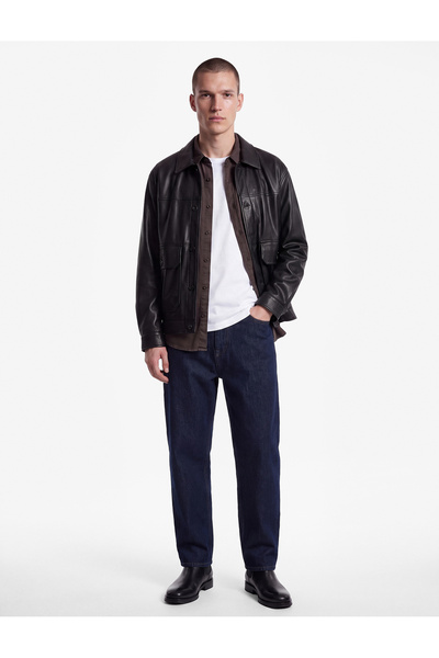 Koton Cotton Pocketed Loose Fit Baggy Jean Trousers