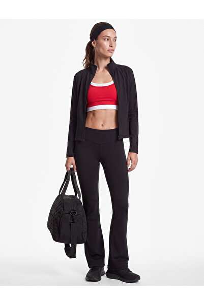 Koton Spanish Leg Sports Leggings with High Waist Stitching Detail