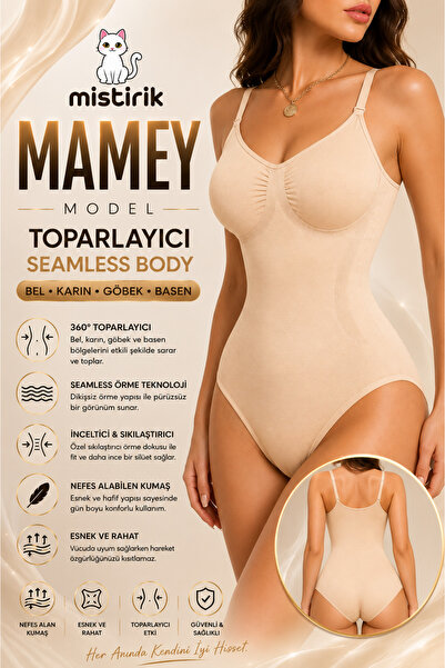 MİSTİRİK Mamey Çıtçıtlı (ZIBIN) Korse Extra Push Up Etkili Ten Renk10