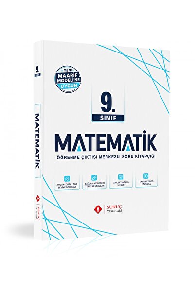 Sonuç Yayınları 9.Sınıf Matematik Modüller Set 2026 - 2027 Maarif Modele Uygun