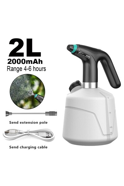 Choice Black 2L Electric Plant Spray Bottle Automatic Watering Fogger USB Ele...