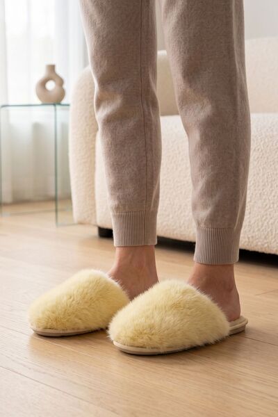 Twigy Papuci de casă pentru femei Ella Plush, galbeni 37/41