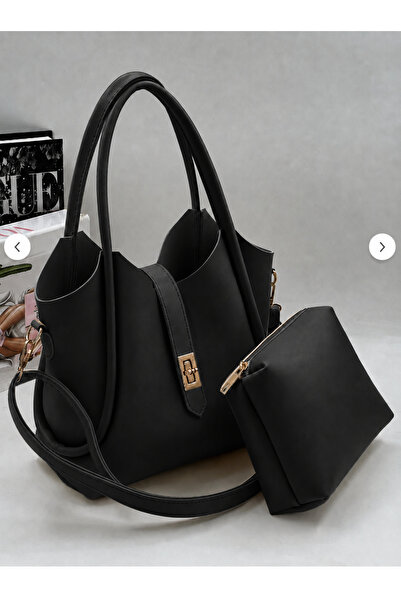 bag&more Demir Toka Kemerli Çift Askılı Makyaj Çantalı Zarif Suni Deri Kadın ...