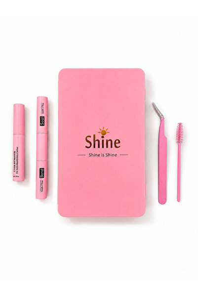 Shine İs Shine Takma kirpik Seti 800 Demet Kirpik, Yapıştırıcı, Sabitleyici, Cımbız, Çıkarıcı ve Kirpik Fırçasıyla