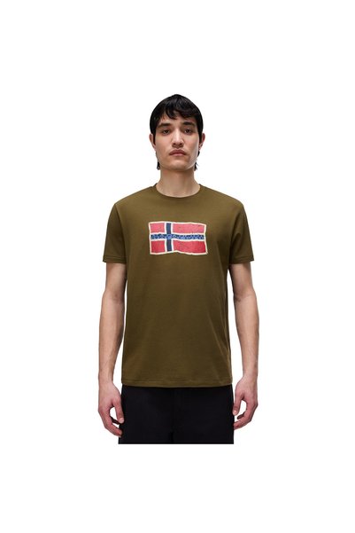 Napapijri S-MAHSA SS NP0A4FZBG3A-G3A Χακί