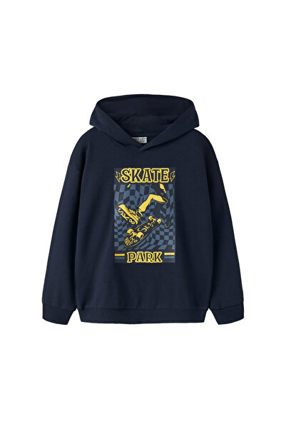 Name it NKMVELTEN LS RLX SWEAT WH UNB 13246363-5087165 Μπλε