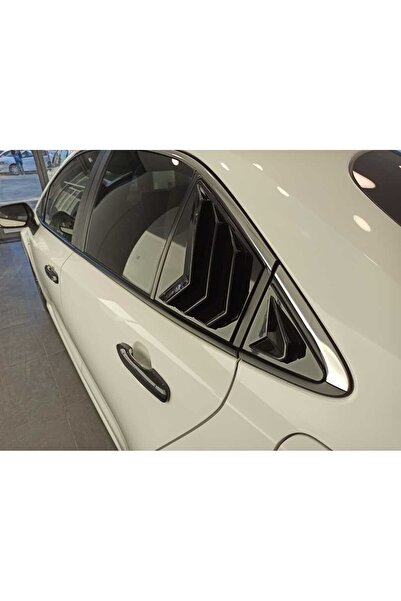 beyaztuning Toyota Corolla Kelebek Cam Kaplama Vizörü Parlak Siyah 2019+
