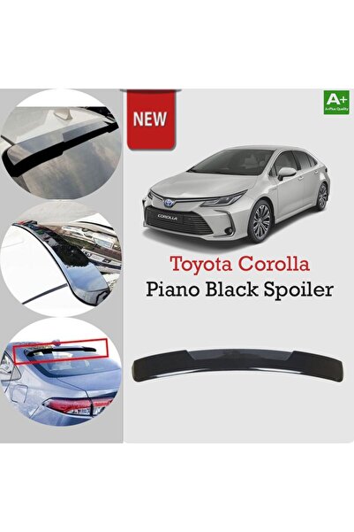 Niken Toyota Corolla Cam Üstü Spoiler Piano Black 2019 Sonrası