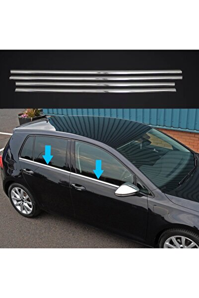 Niken Volkswagen Golf 7 Cam Çıtası Alt Kromu Nikelajı