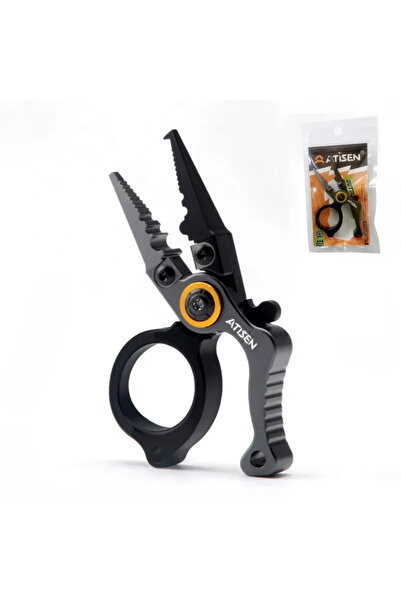 Choice Dark-gray Essential for Anglers! Portable Mini Aluminum Alloy Pliers, ...