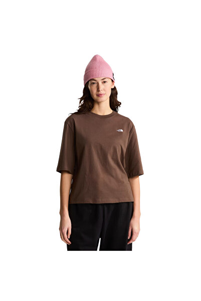 THE NORTH FACE W TNF ESSENTIAL SIMPLE DOME BOXY RLX SS NF0A8H711OI-1OI Καφέ