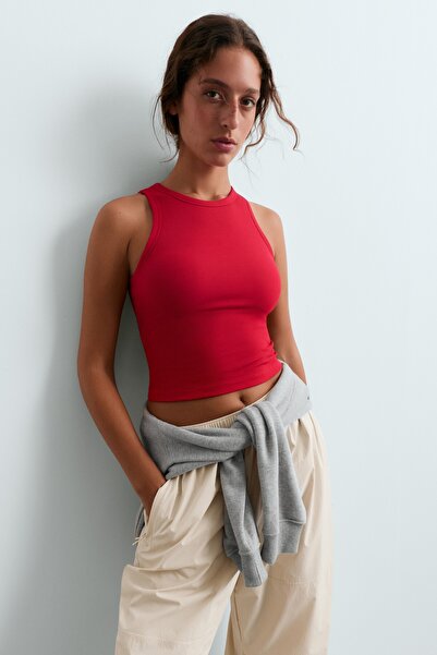 Oysho Modal karışımlı uzun fitilli tank top